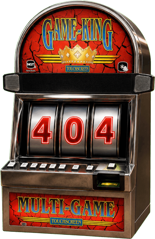 Game-King slot machine showing 404